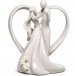 Heart Arch Bridal Couple Figurine