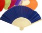 Silk Folding Fans - assorted colours