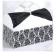 Black Damask Card Box