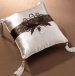 Brown Scroll Wedding Ring Pillow