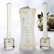 Christian Unity Candle and Two Tapers