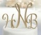 Large Gold Finish Monograms