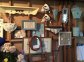 Many wall shelves etc