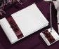 Plum Flower Guest Book with Pen Set