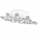 Rhinestone Flower Comb