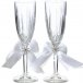 Snowflake Crystal Toasting Glasses