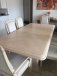 Broyhill white oak table and 6 chairs