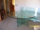 Large 3/4&amp;amp;quot; Glass Dinner Table