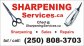 Sharpening Services