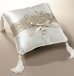 Taupe Scroll Wedding Ring Pillow