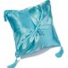 Turquoise Satin Wedding Ring Pillow