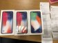 APPLE IPHONE X 64GB , 256GB SILVER OR SPACE GREY.
