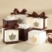 Autumn Elegance Laser-Cut Fall Leaf Favour Box (pkg 25)